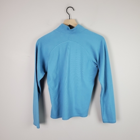 The North Face Blue Quarter Zip Pullover Women Small - Picture 5 of 5